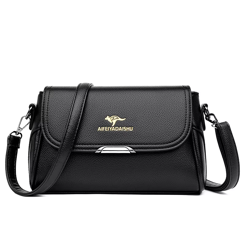 Ladies new pu leather single shoulder crossbody bag women's handbags shoulder bags for women
