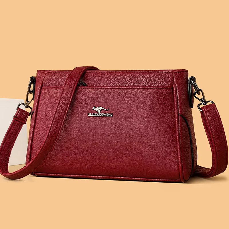 New High Quality Pu Leather Ladies Messenger Bag Designer Handbags Luxury Shoulder Crossbody Bags for Women